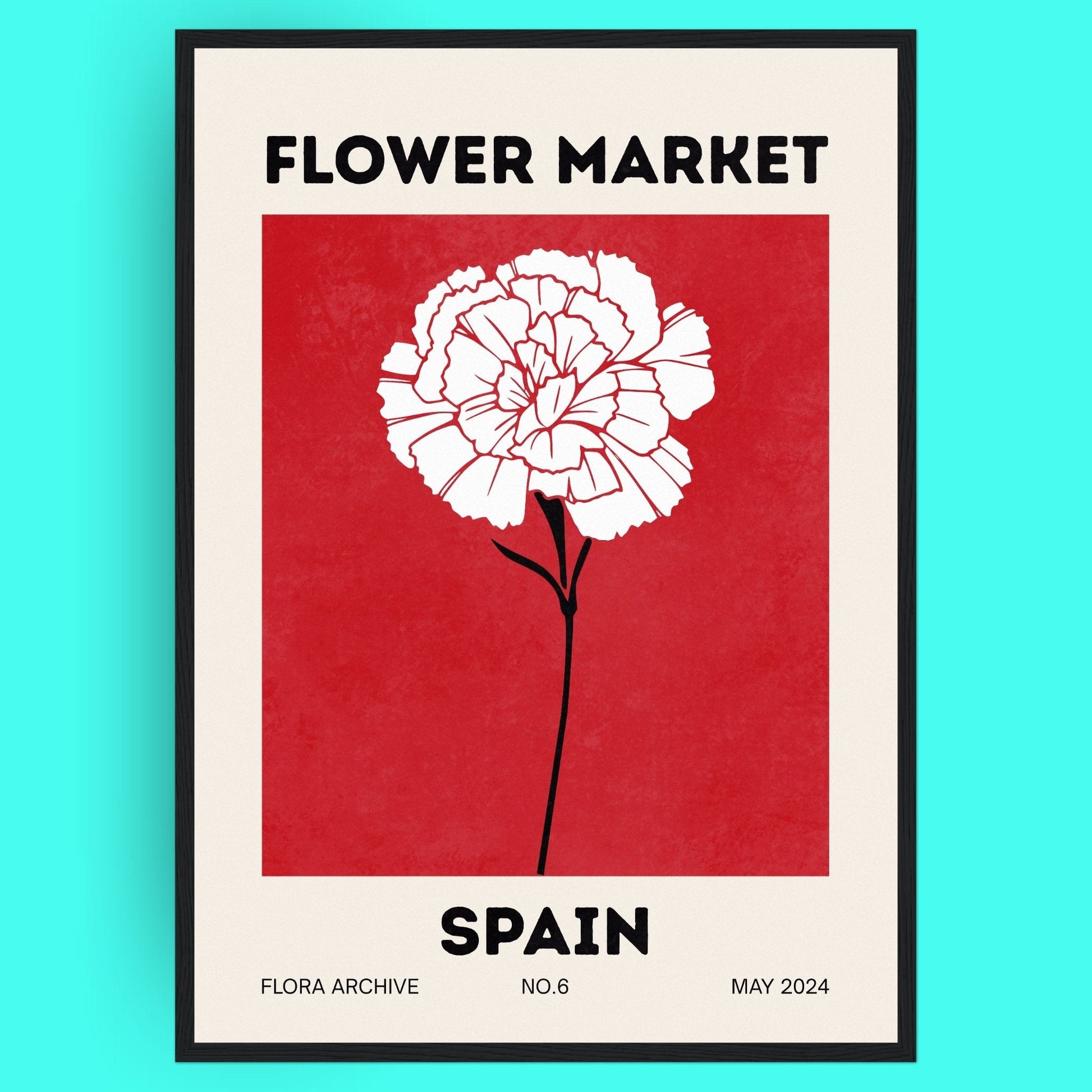 Flower Market - Spain Bleue Vague Flow