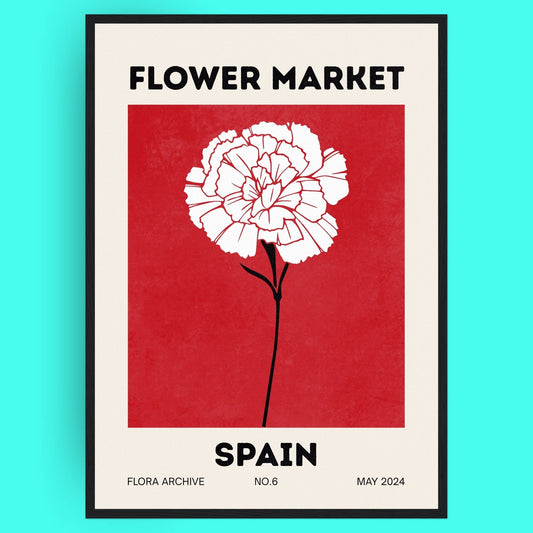 Flower Market - Spain Bleue Vague Flow