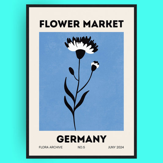 Flower Market - Germany Bleue Vague Flow