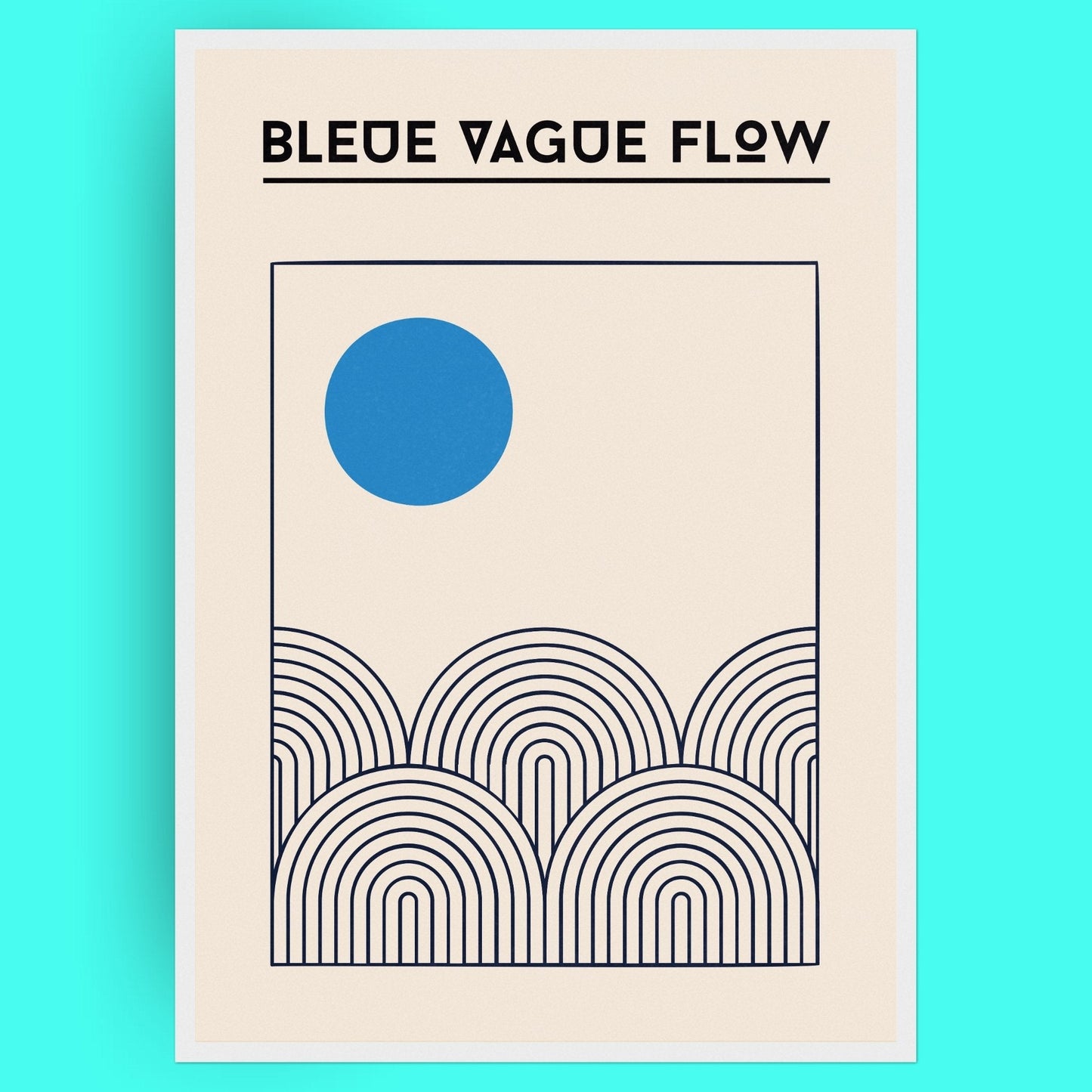 Bauhaus - Plage Bleue Vague Flow
