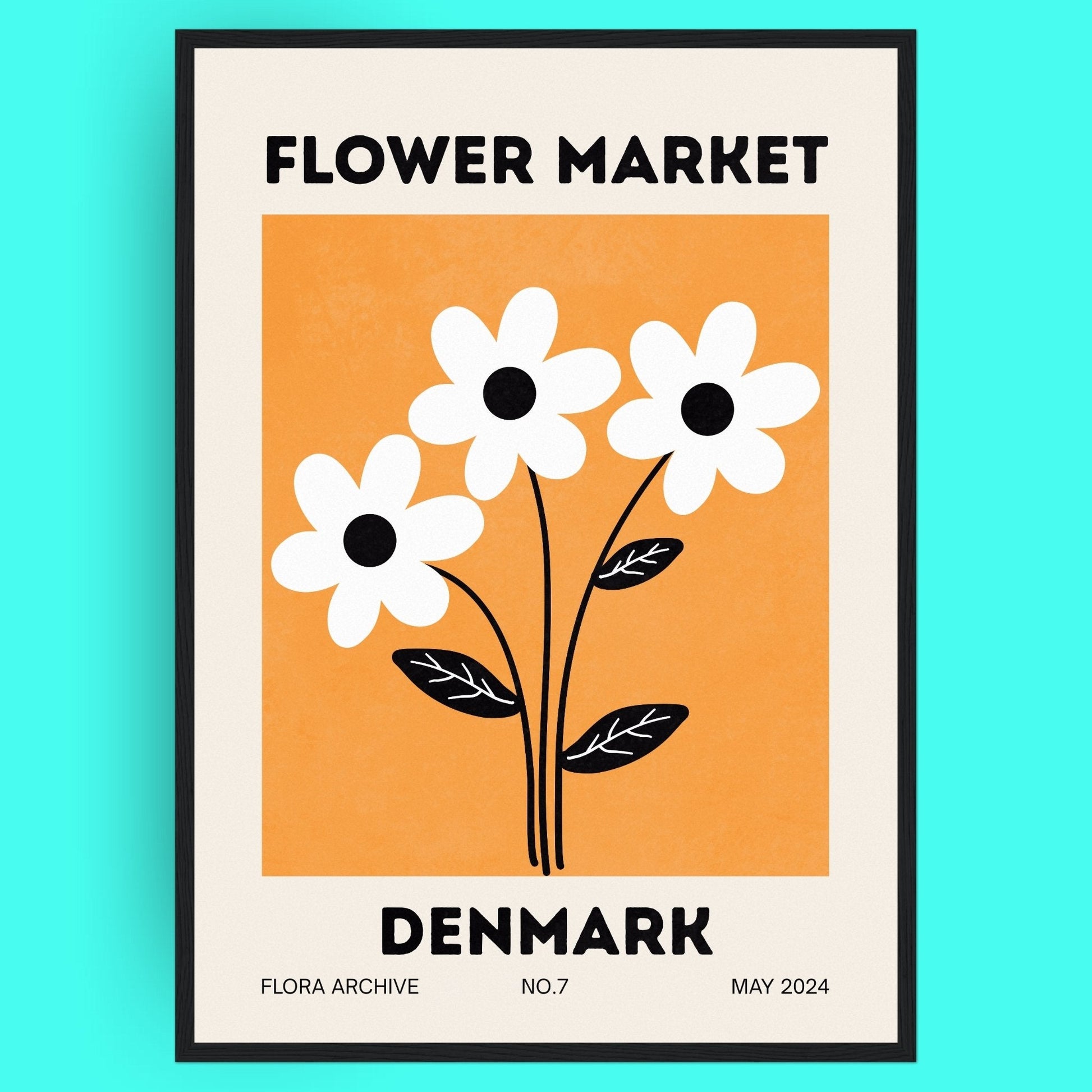 Flower Market - Denmark Bleue Vague Flow