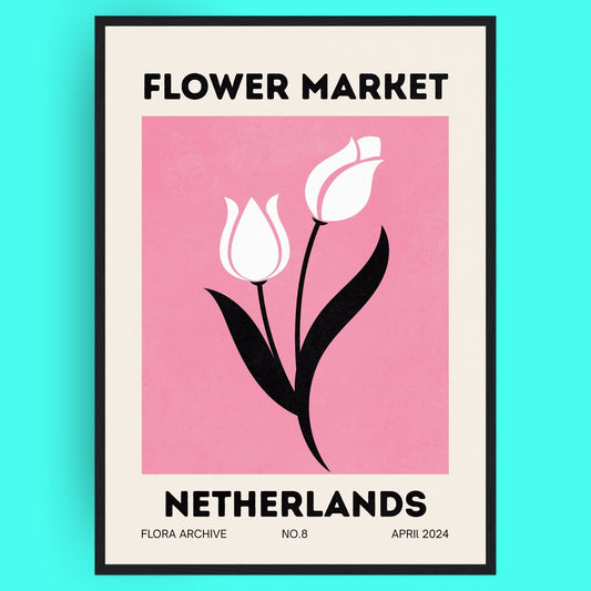 Flower Market - Netherlands Bleue Vague Flow