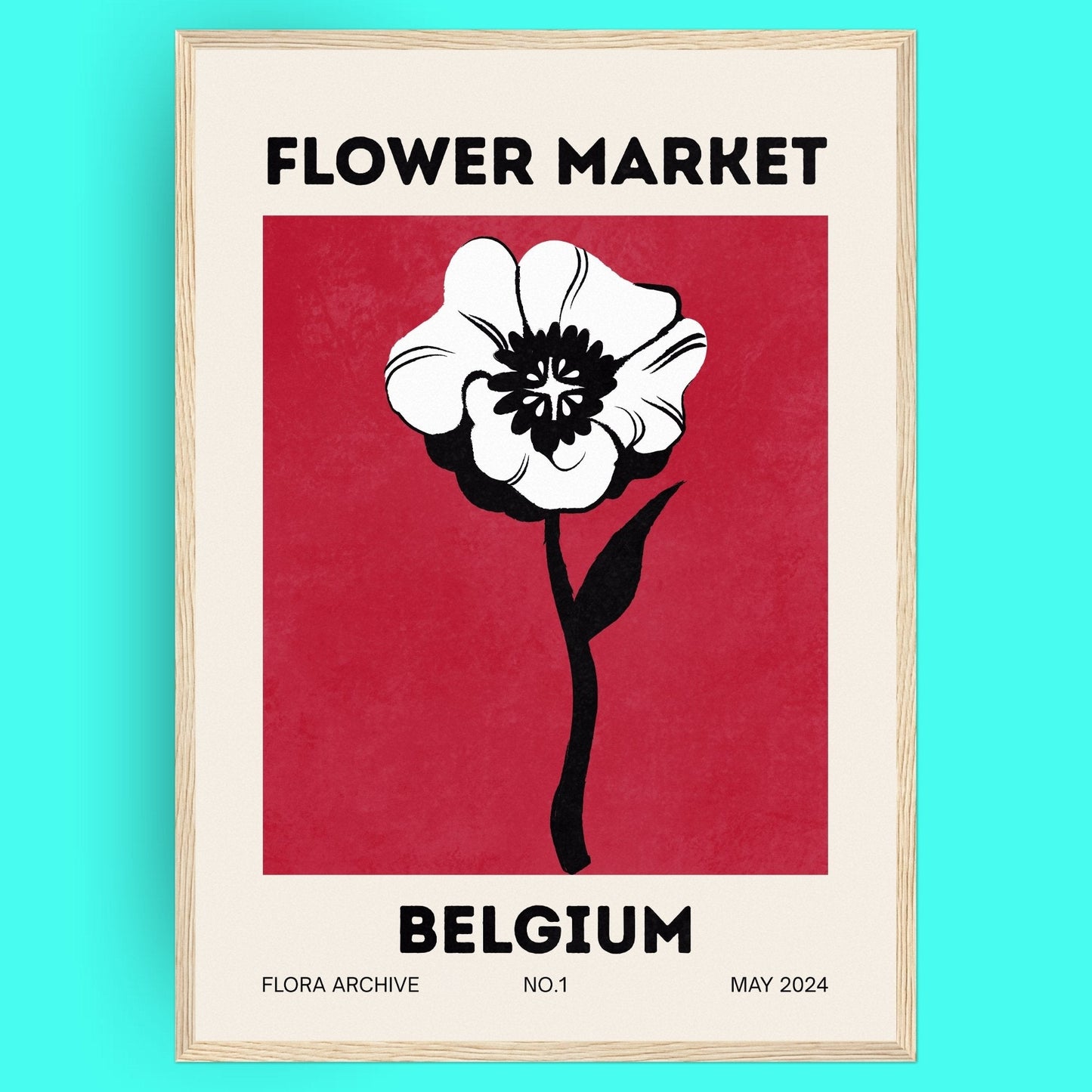 Flower Market - Belgium Bleue Vague Flow