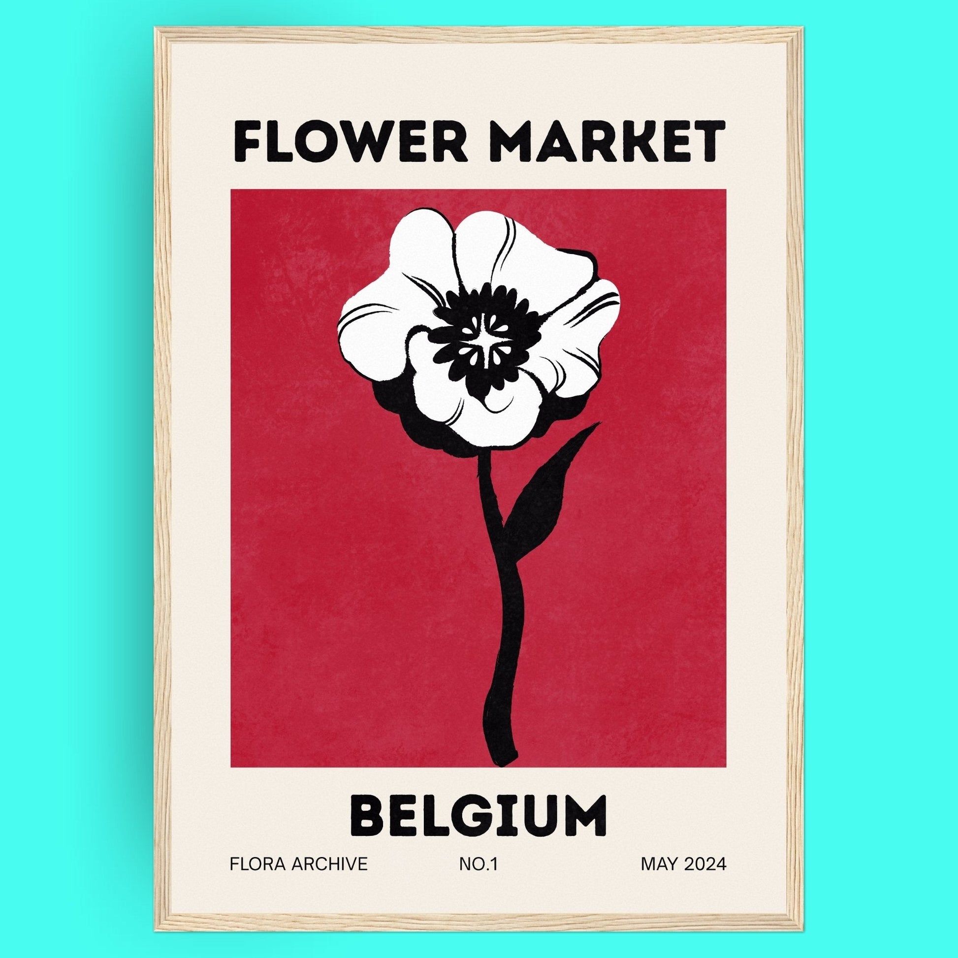 Flower Market - Belgium Bleue Vague Flow