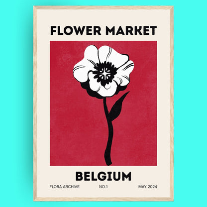 Flower Market - Belgium Bleue Vague Flow
