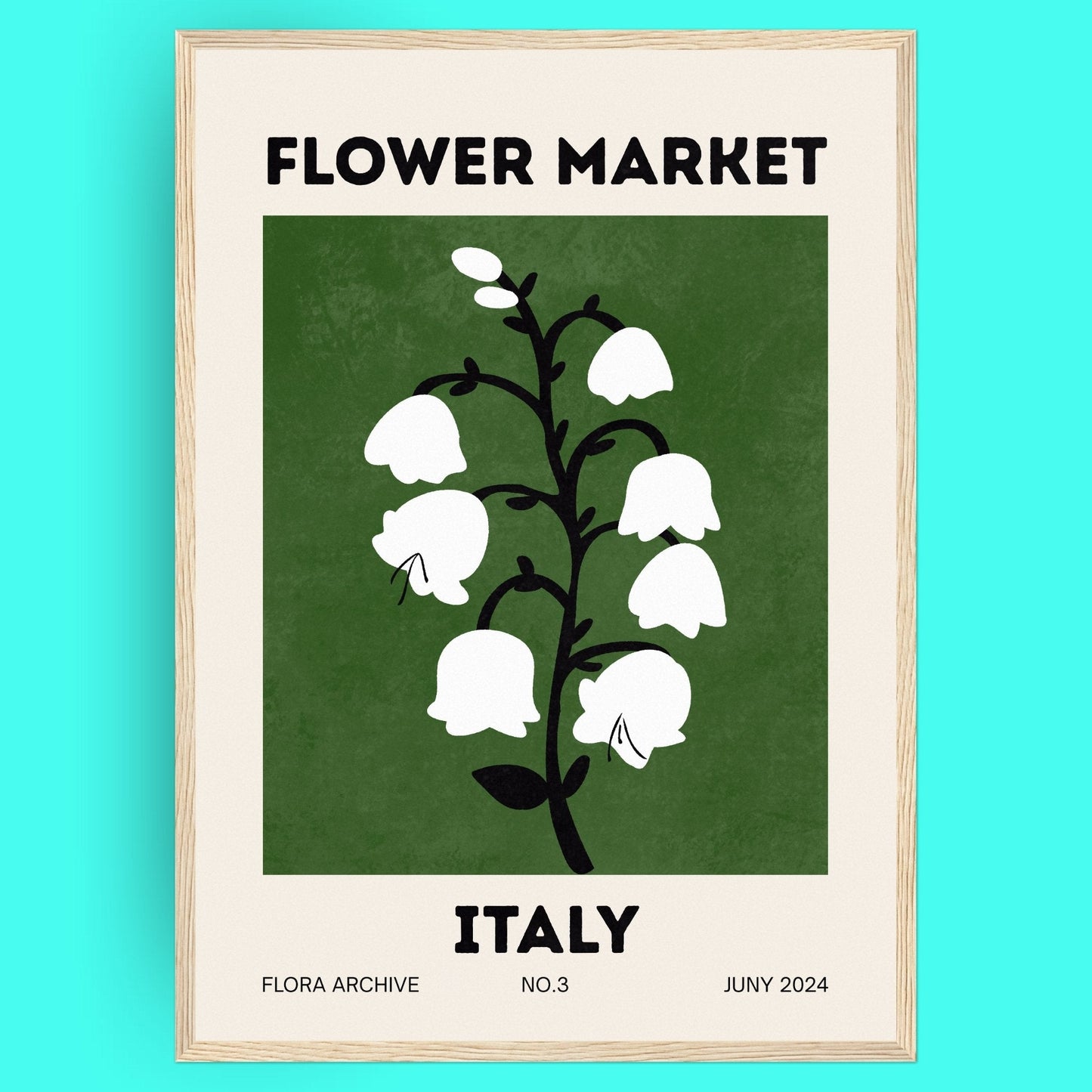 Flower Market - Italy Bleue Vague Flow