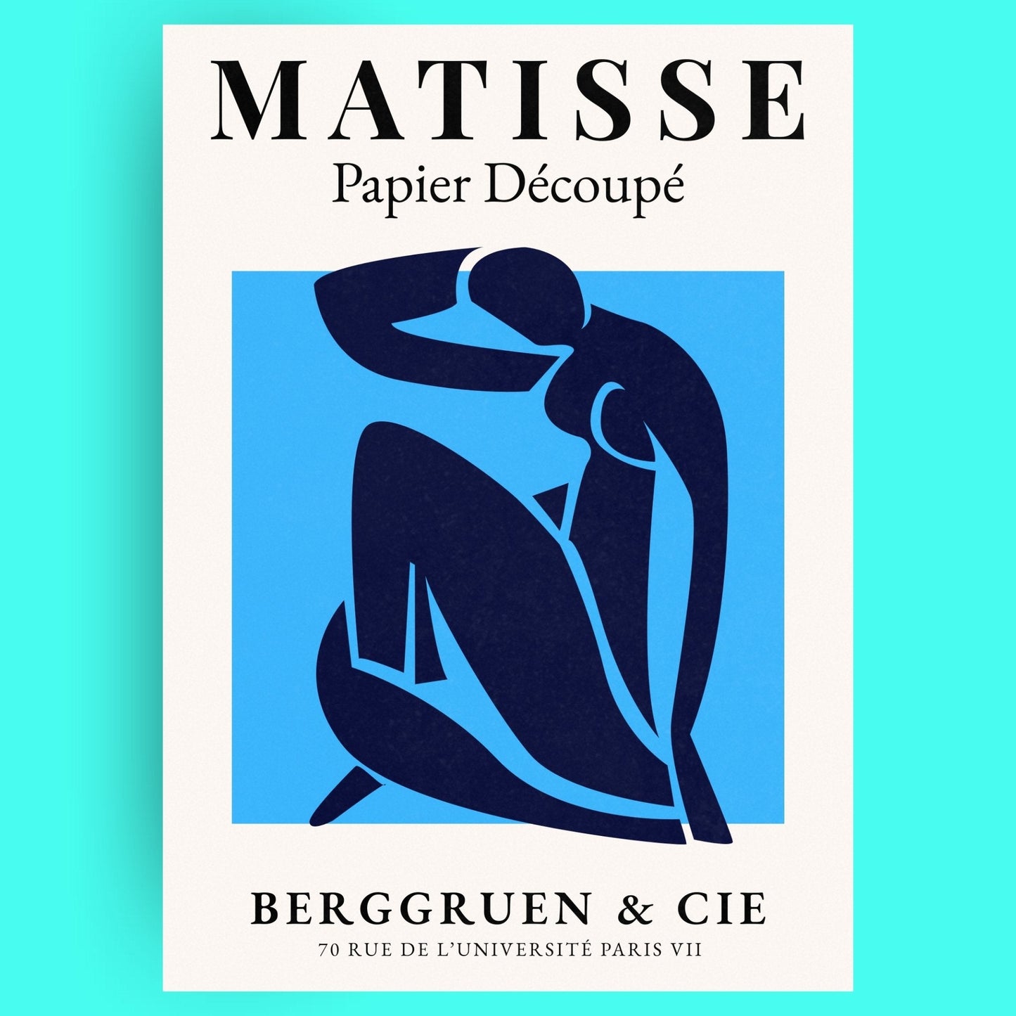 Matisse Papier Découpé - No2 Bleue Vague Flow