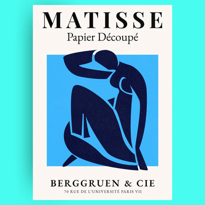 Matisse Papier Découpé - No2 Bleue Vague Flow