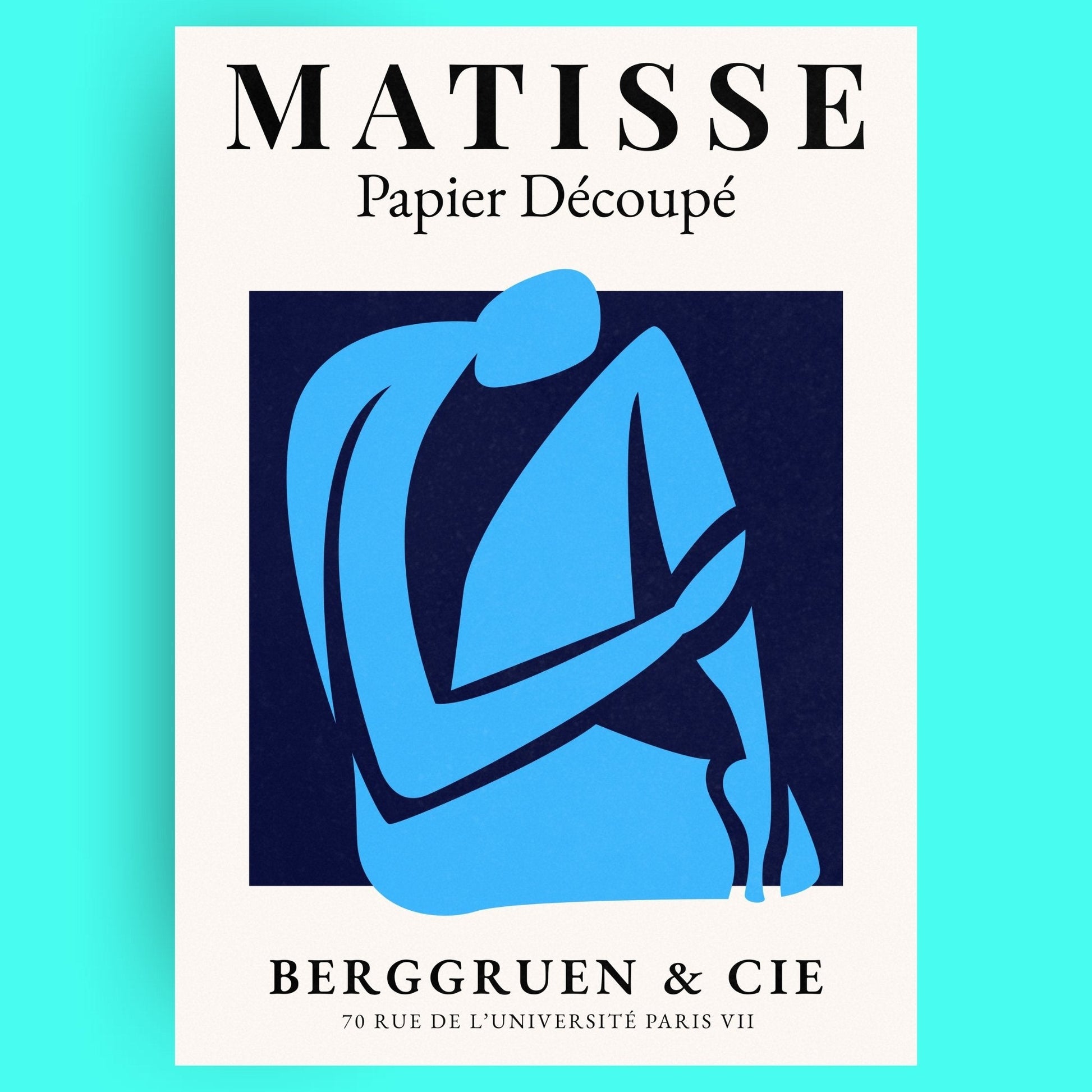 Matisse Papier Découpé - No1 Bleue Vague Flow Print Material