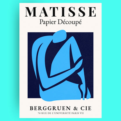 Matisse Papier Découpé - No1 Bleue Vague Flow Print Material