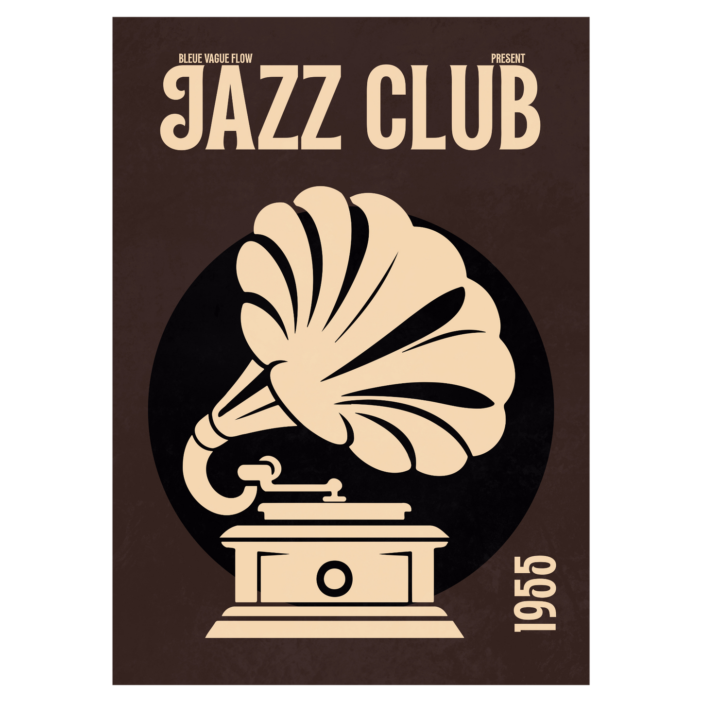 Jazz Club 55 - Gramophone Bleue Vague Flow