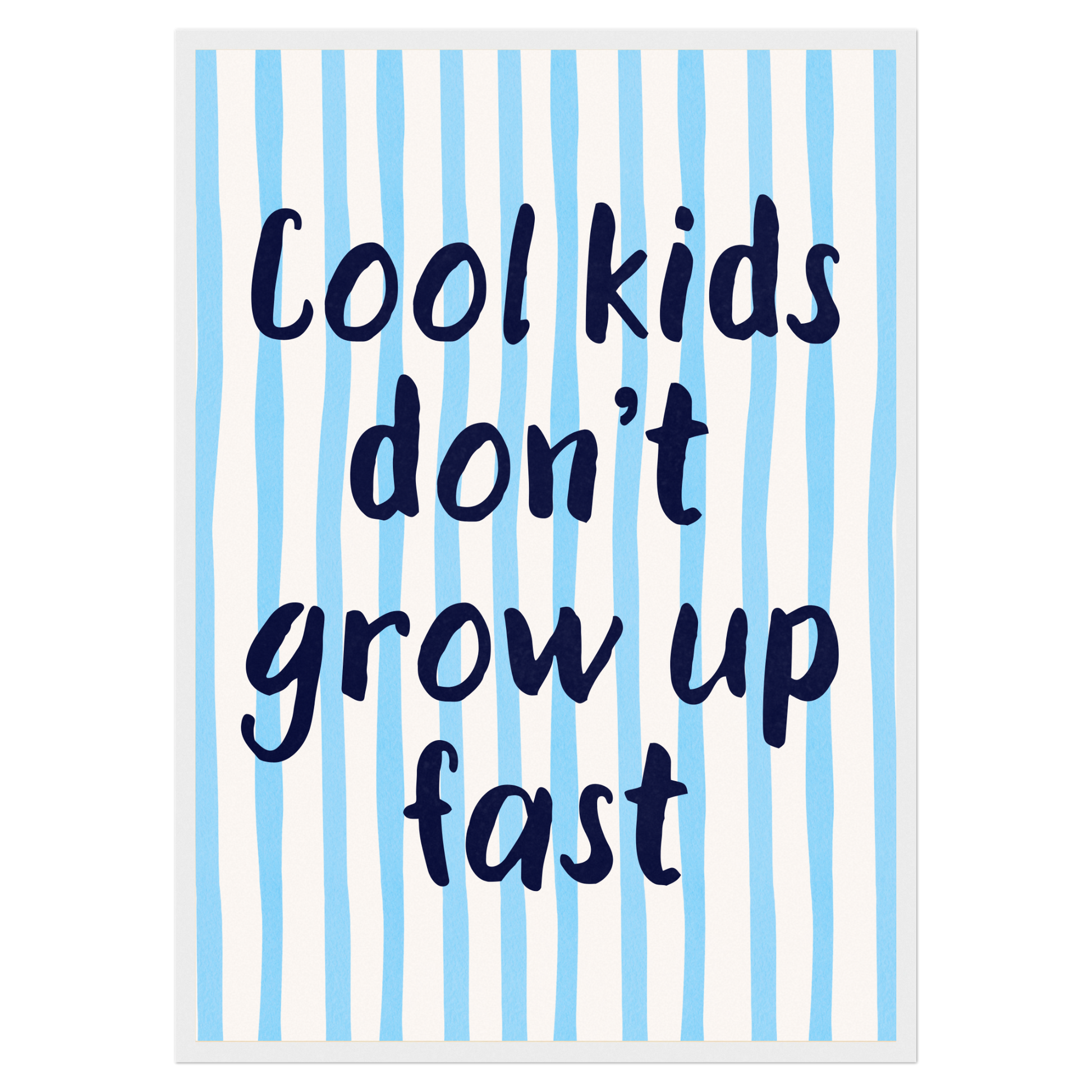 Cool Kids Bleue Vague Flow Print Material
