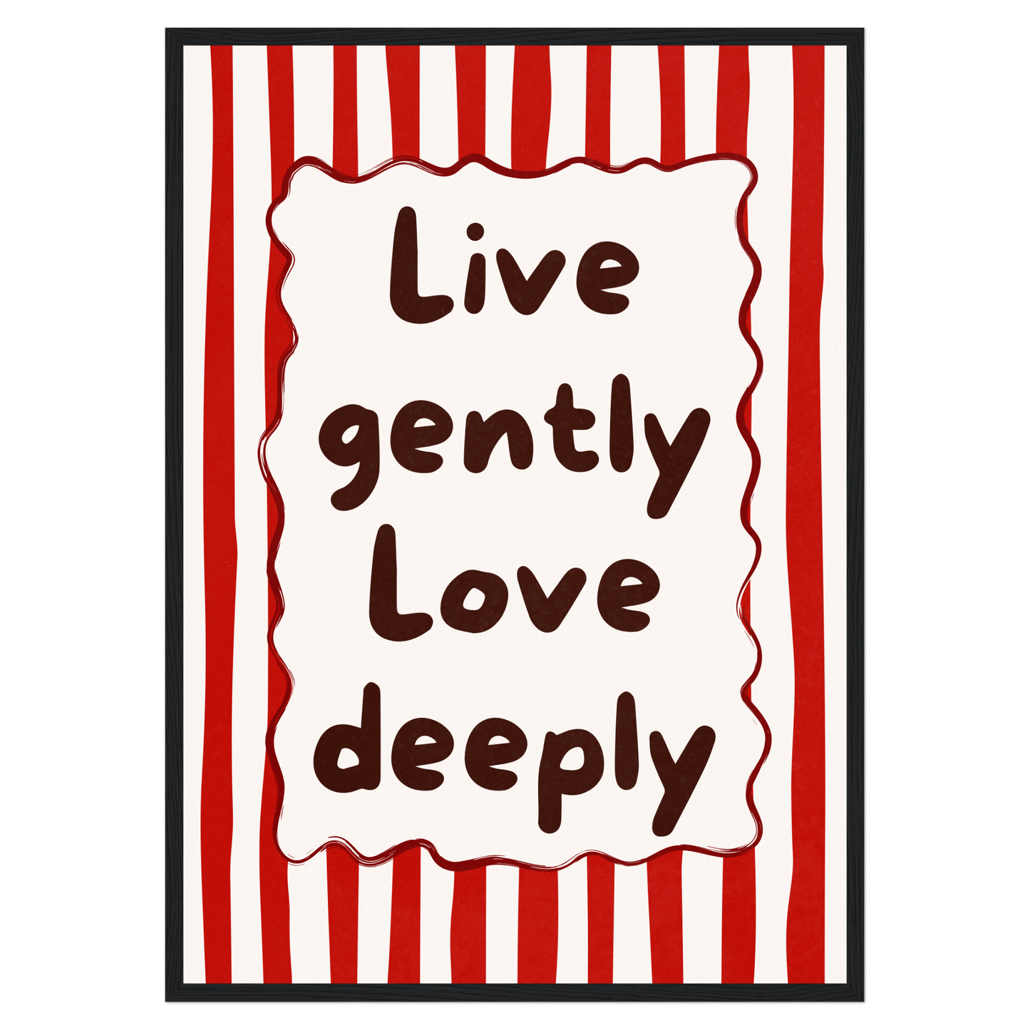 Live & Love Bleue Vague Flow Print Material