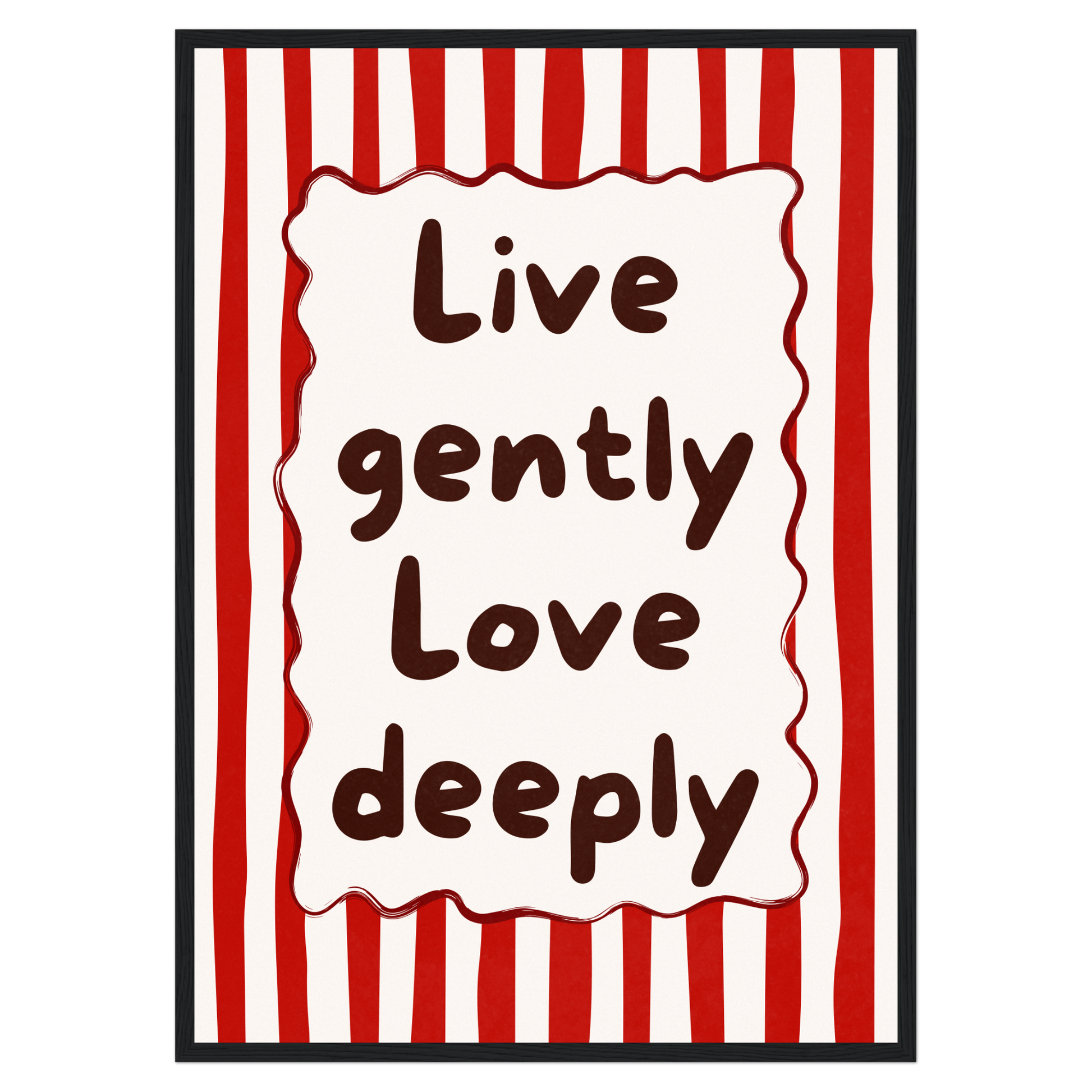 Live & Love Bleue Vague Flow Print Material