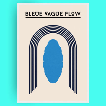 Bauhaus - Silhouette Bleue Vague Flow