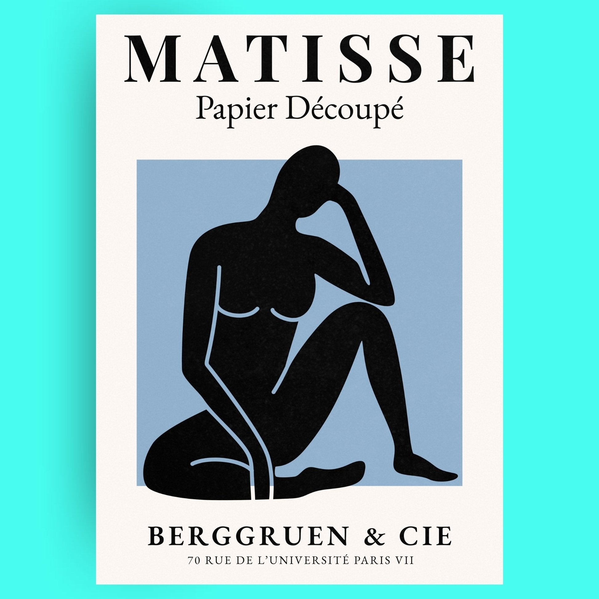 Matisse Papier Découpé - No3 Bleue Vague Flow