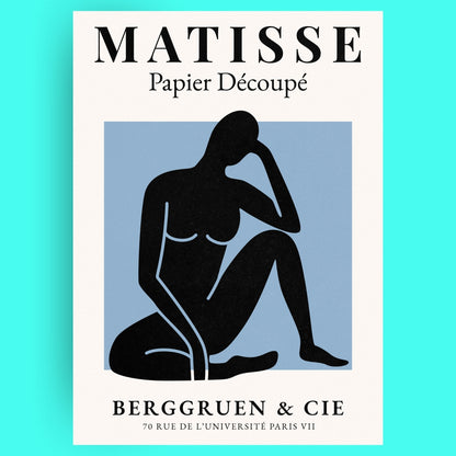 Matisse Papier Découpé - No3 Bleue Vague Flow