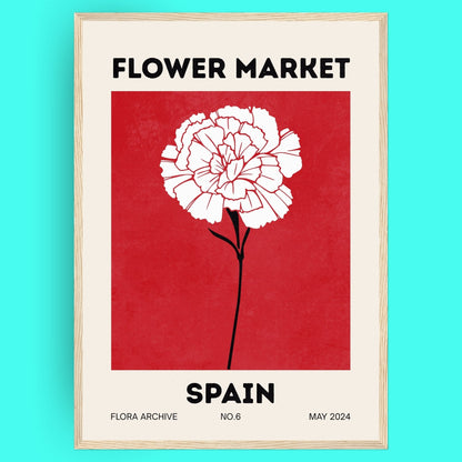 Flower Market - Spain Bleue Vague Flow