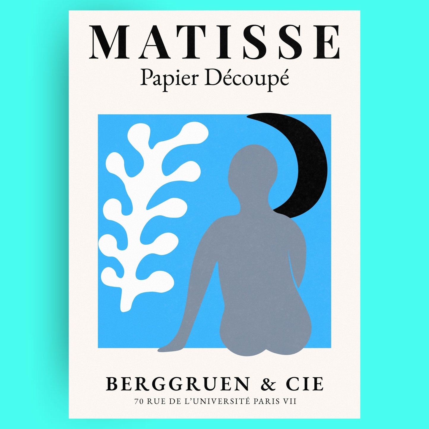 Matisse Papier Découpé - No4 Bleue Vague Flow