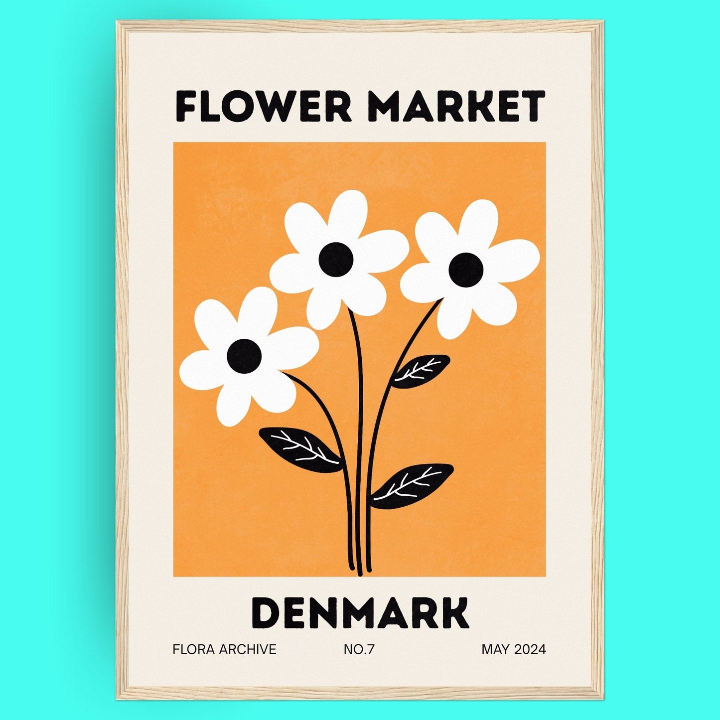 Flower Market - Denmark Bleue Vague Flow