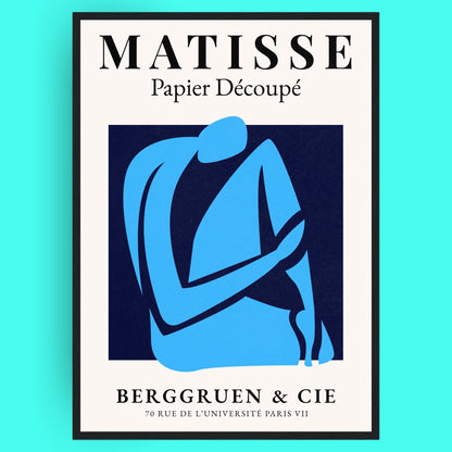 Matisse Papier Découpé - No1 Bleue Vague Flow Print Material