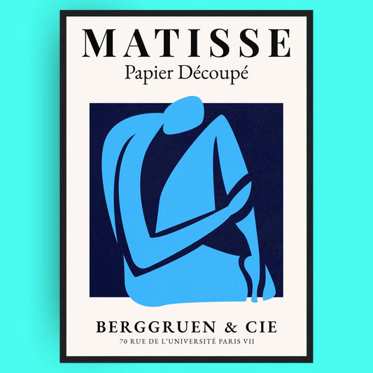 Matisse Papier Découpé - No1 Bleue Vague Flow Print Material