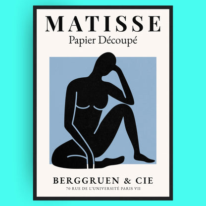 Matisse Papier Découpé - No3 Bleue Vague Flow