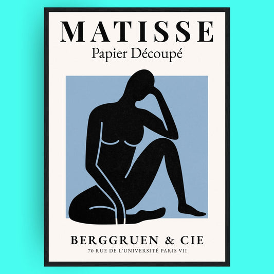 Matisse Papier Découpé - No3 Bleue Vague Flow