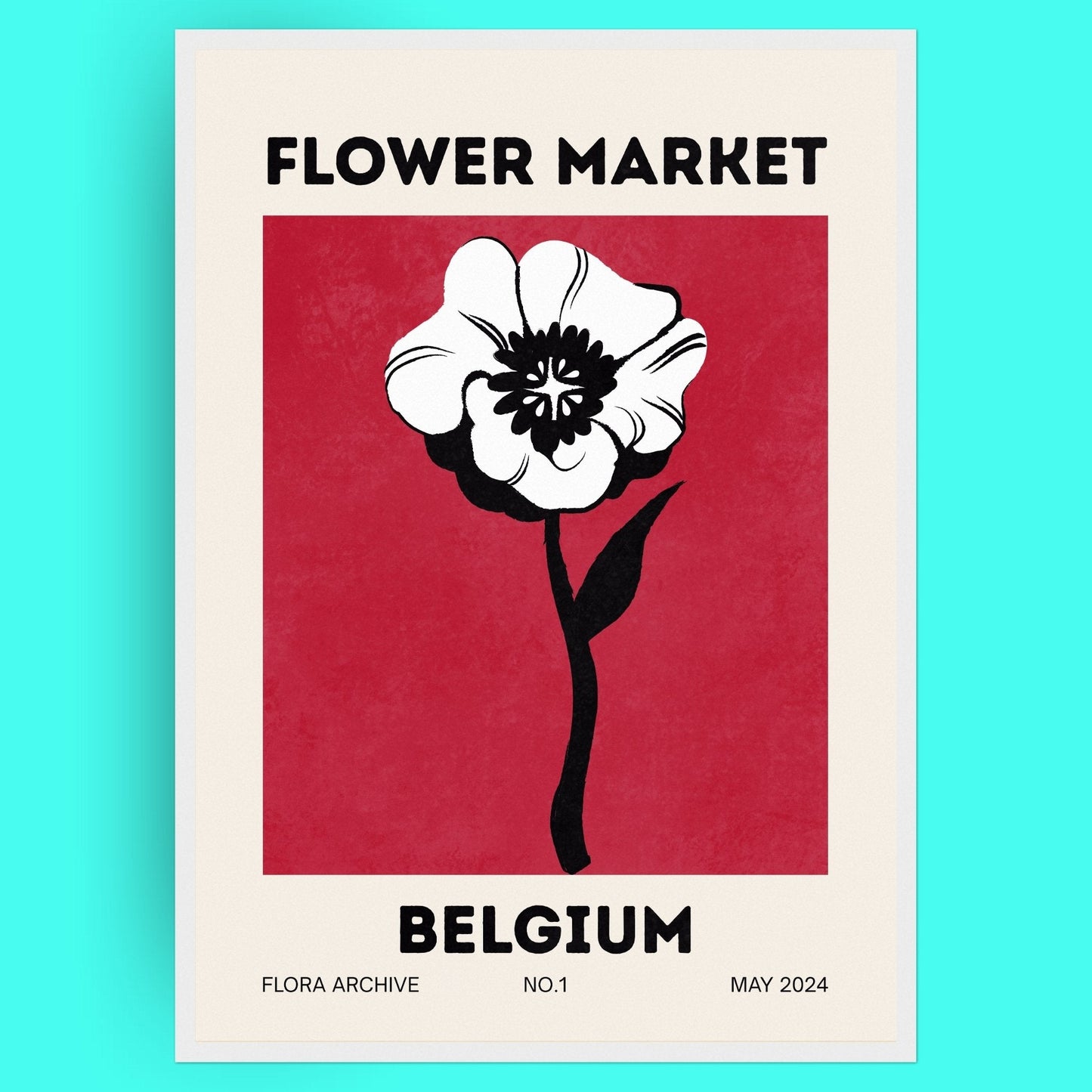 Flower Market - Belgium Bleue Vague Flow