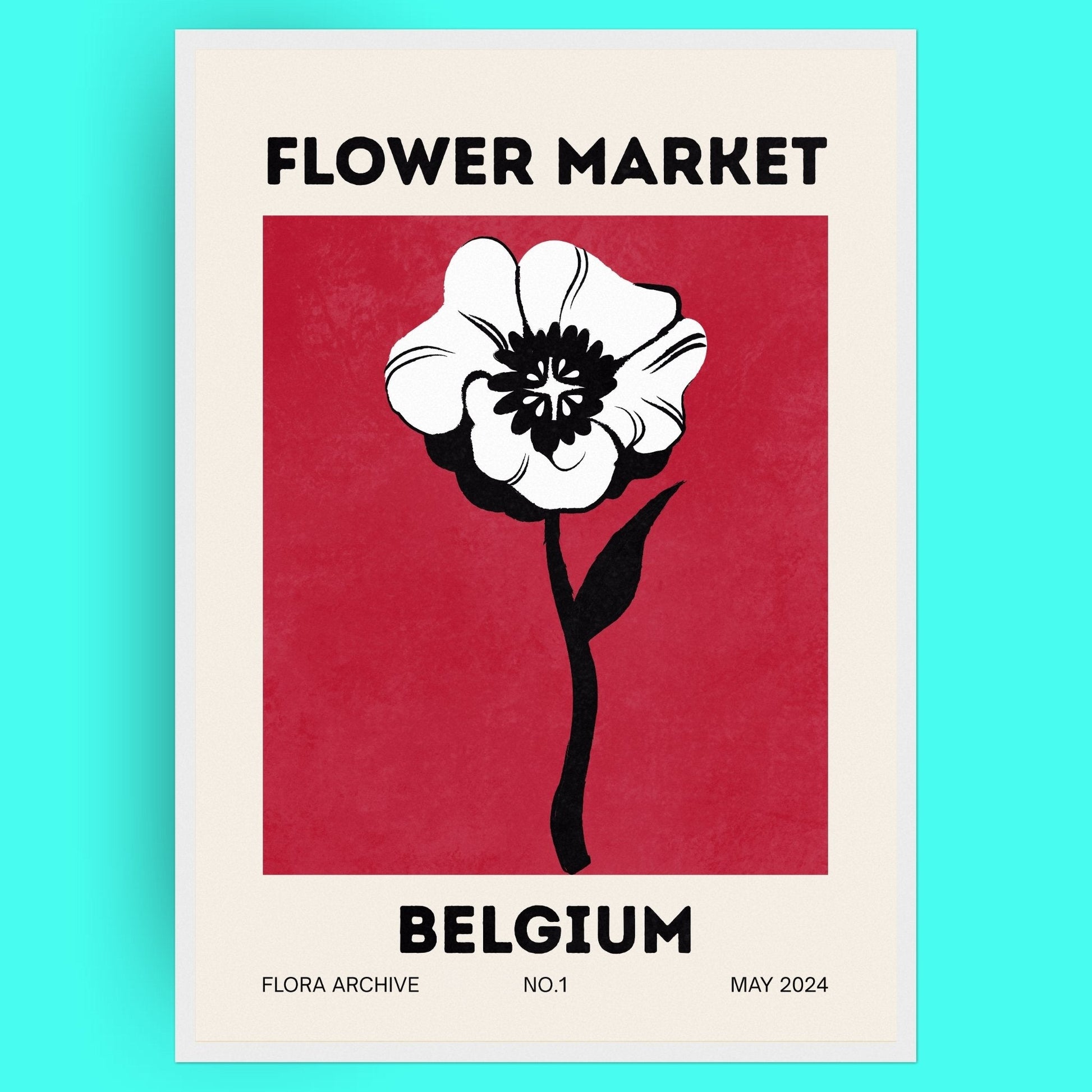 Flower Market - Belgium Bleue Vague Flow