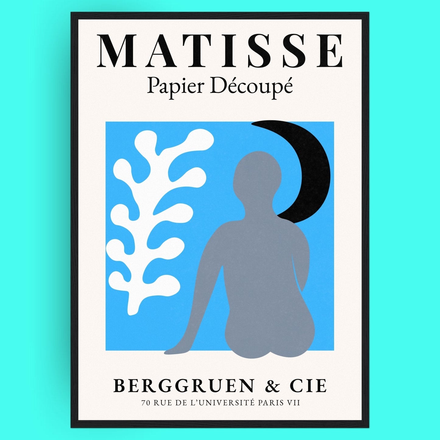 Matisse Papier Découpé - No4 Bleue Vague Flow