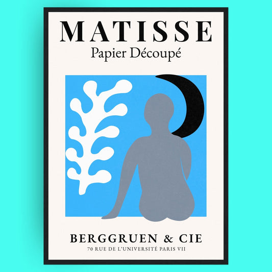 Matisse Papier Découpé - No4 Bleue Vague Flow