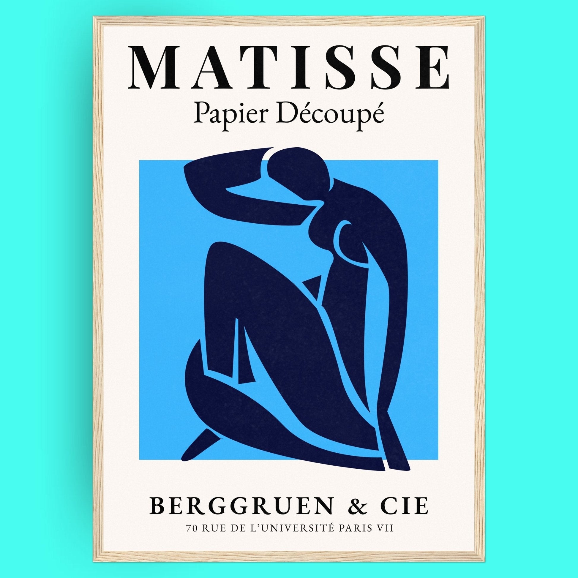 Matisse Papier Découpé - No2 Bleue Vague Flow