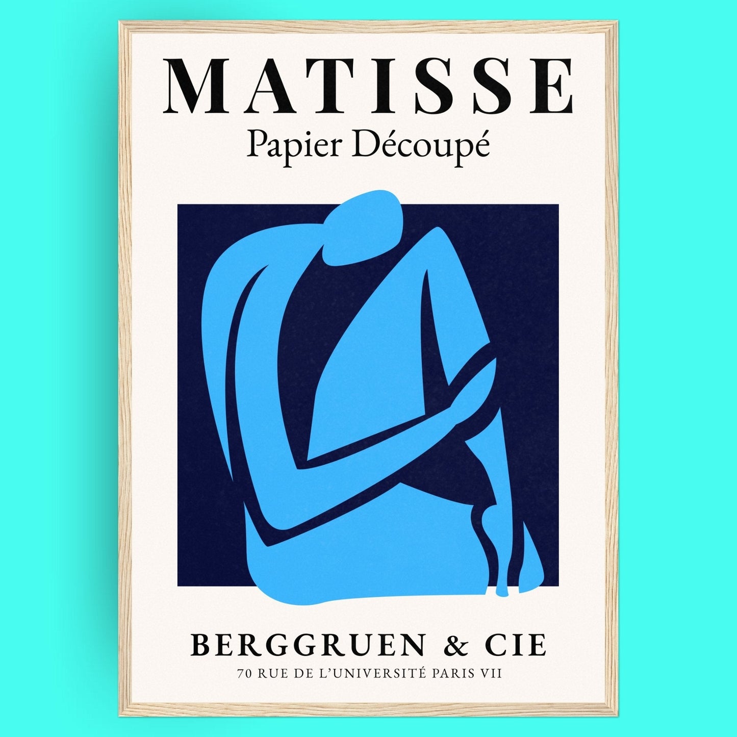 Matisse Papier Découpé - No1 Bleue Vague Flow Print Material