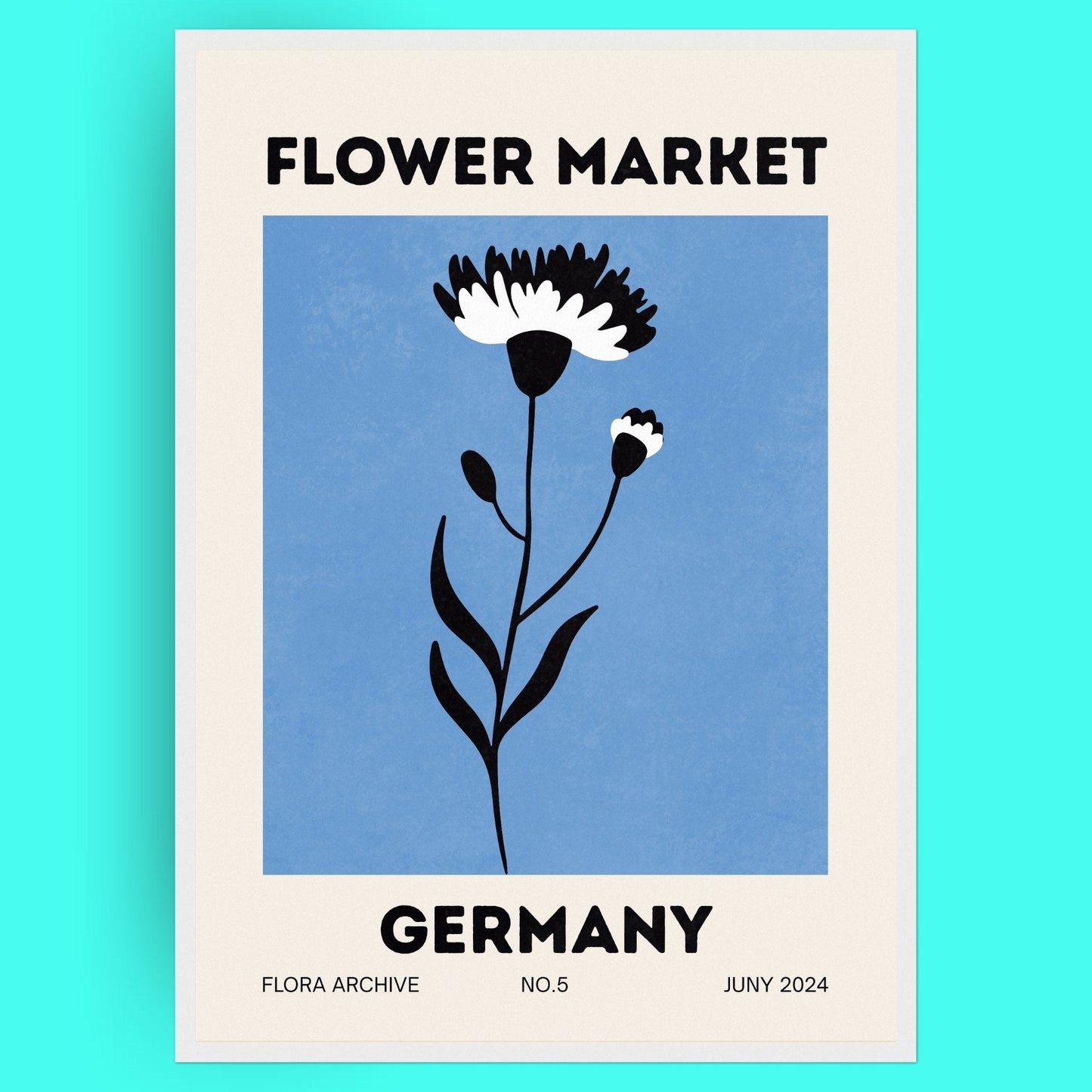 Flower Market - Germany Bleue Vague Flow