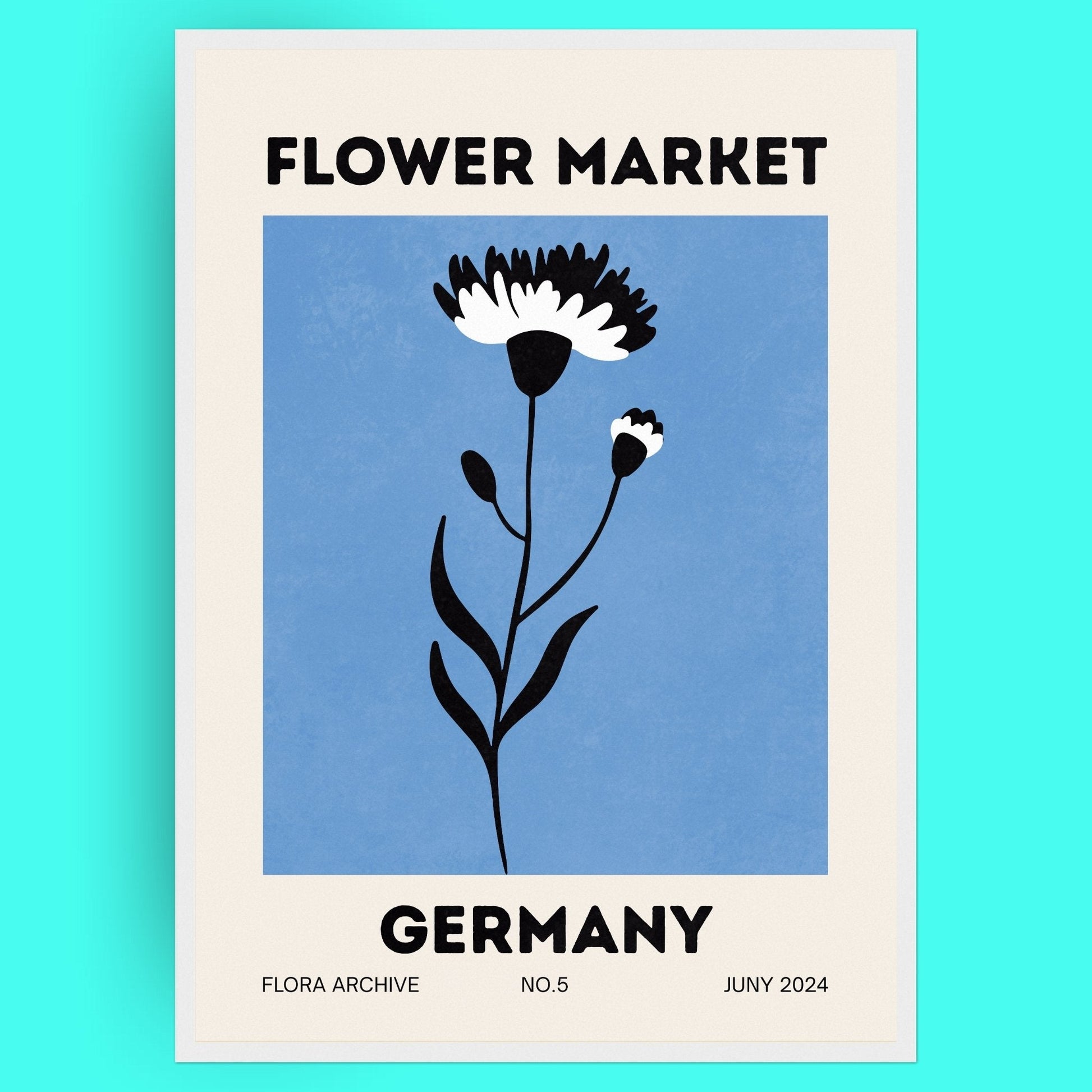 Flower Market - Germany Bleue Vague Flow
