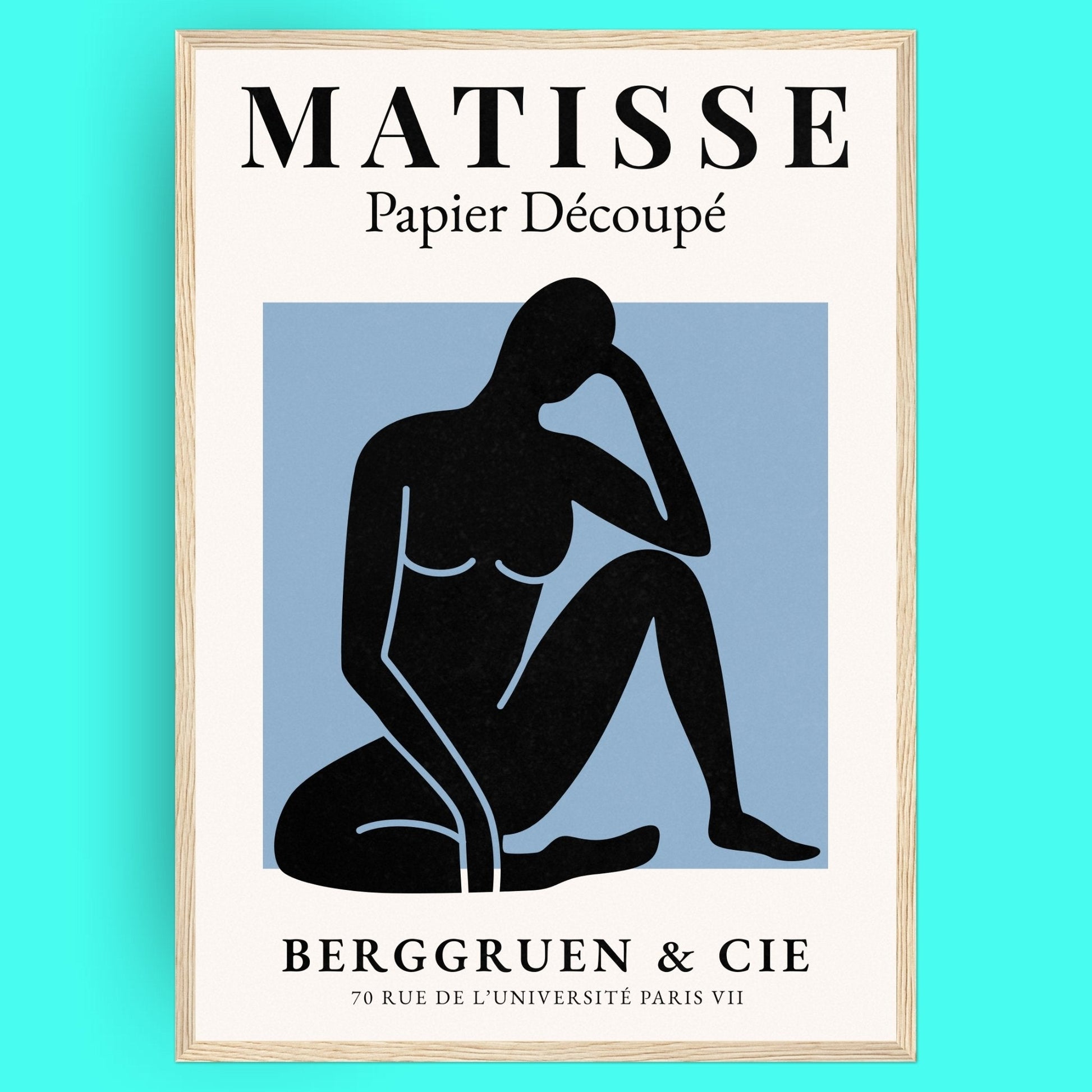 Matisse Papier Découpé - No3 Bleue Vague Flow