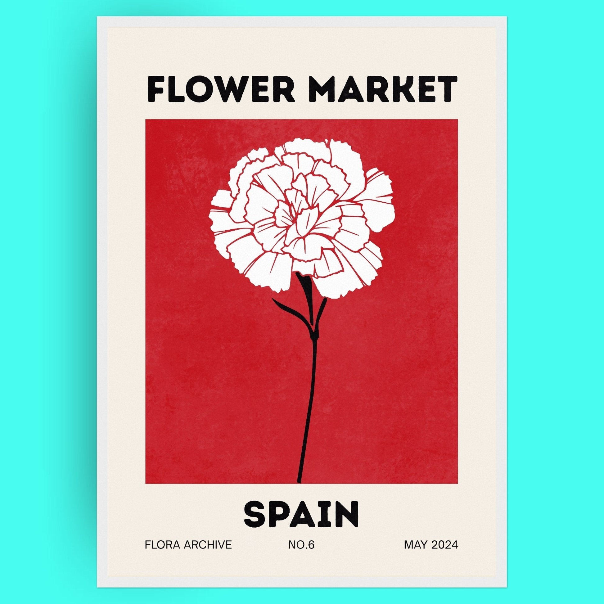 Flower Market - Spain Bleue Vague Flow