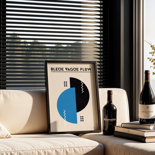 Bauhaus - Symétrie Bleue Vague Flow