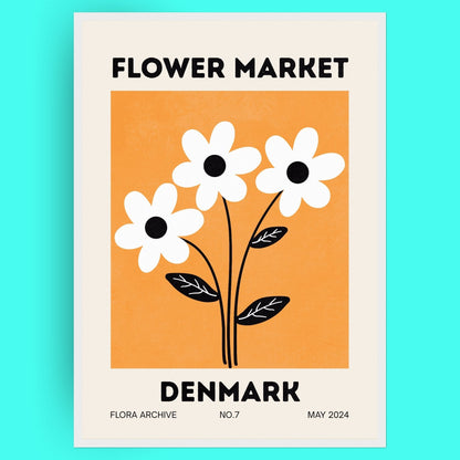 Flower Market - Denmark Bleue Vague Flow