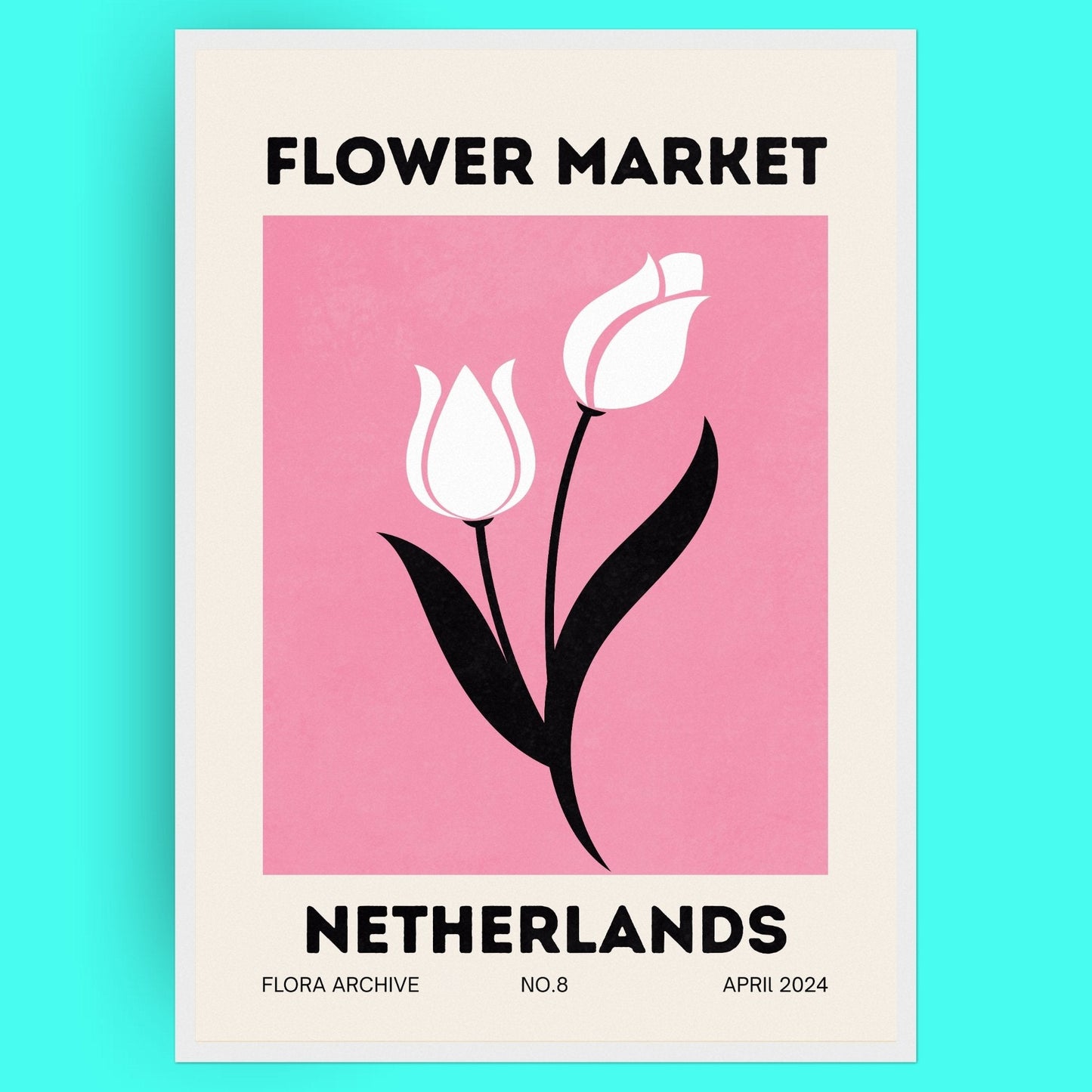 Flower Market - Netherlands Bleue Vague Flow