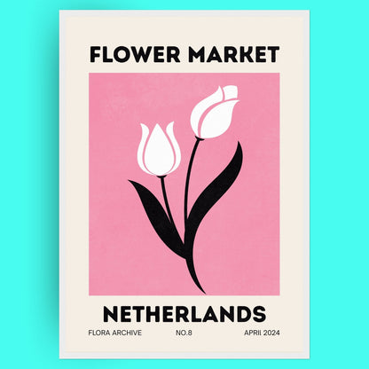 Flower Market - Netherlands Bleue Vague Flow
