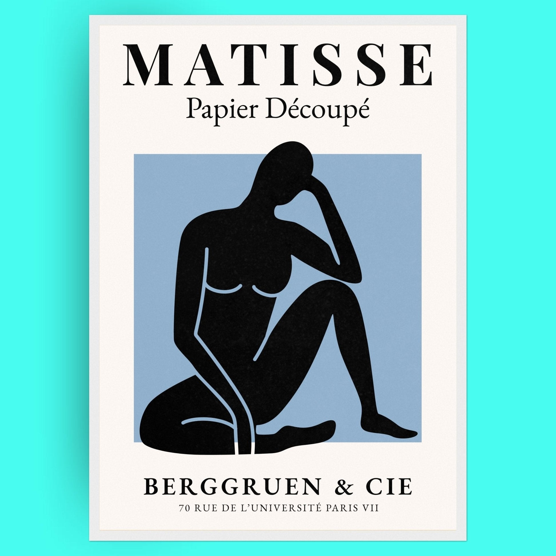 Matisse Papier Découpé - No3 Bleue Vague Flow