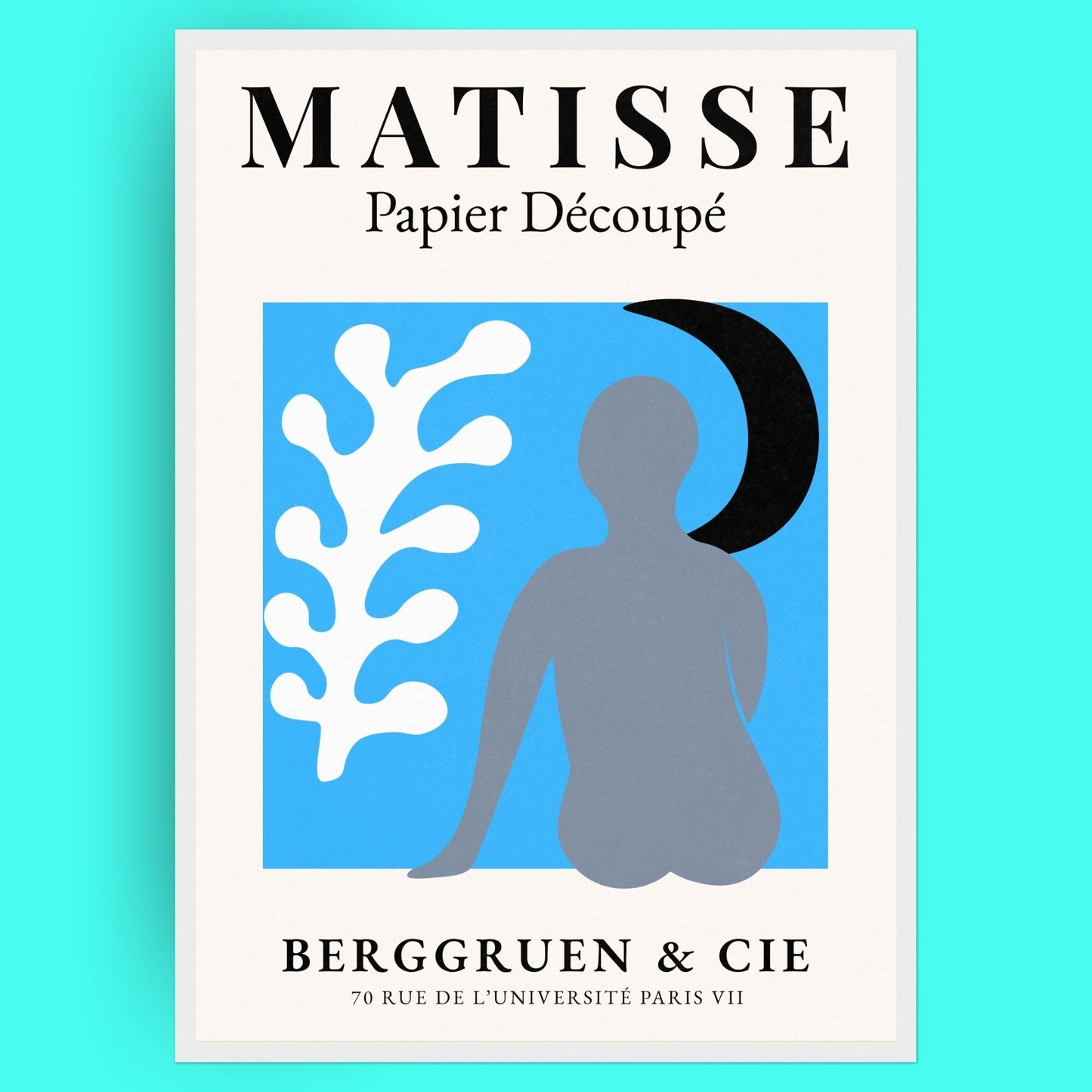 Matisse Papier Découpé - No4 Bleue Vague Flow