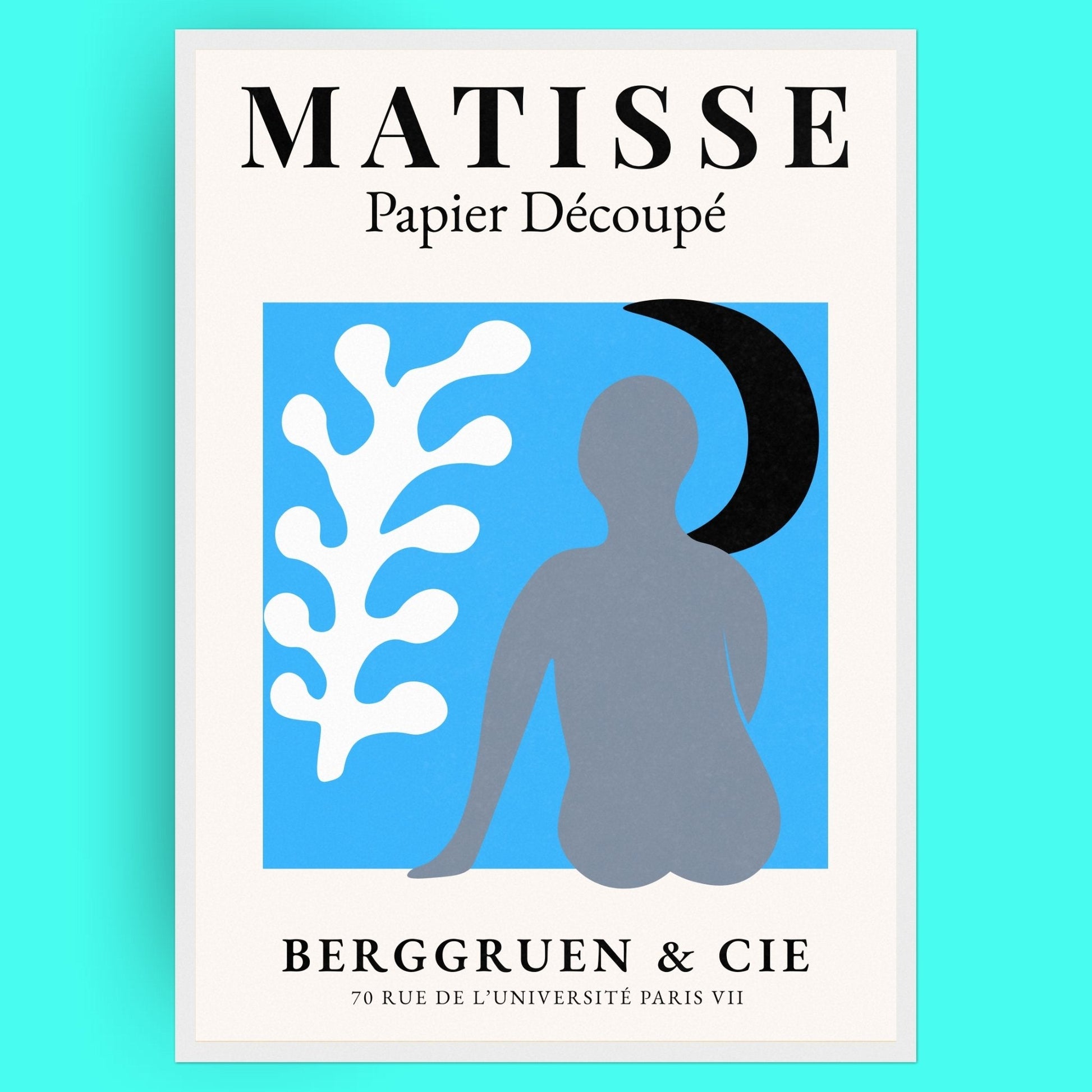 Matisse Papier Découpé - No4 Bleue Vague Flow