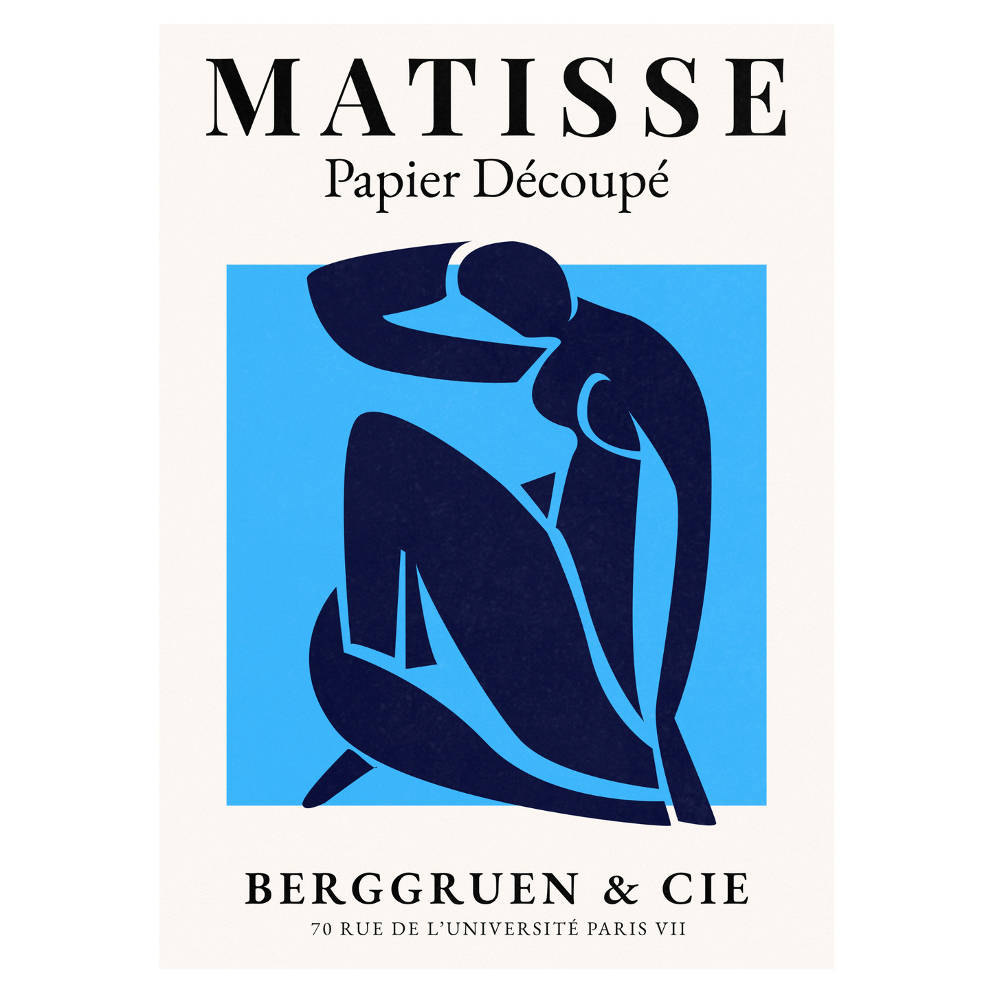 Matisse Papier Découpé - No2 Bleue Vague Flow