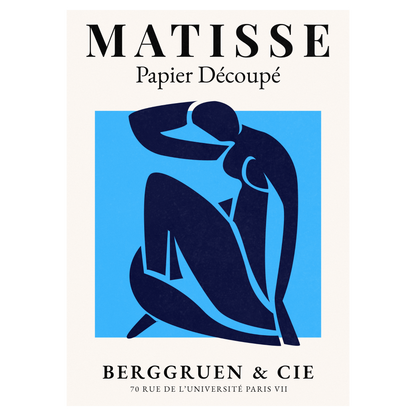 Matisse Papier Découpé - No2 Bleue Vague Flow