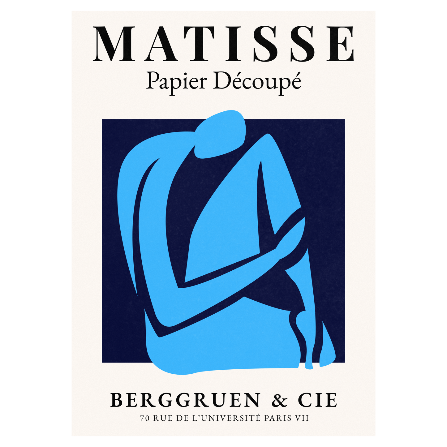 Matisse Papier Découpé - No1 Bleue Vague Flow Print Material