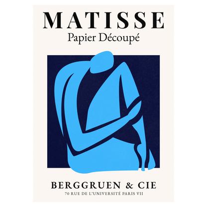 Matisse Papier Découpé - No1 Bleue Vague Flow Print Material