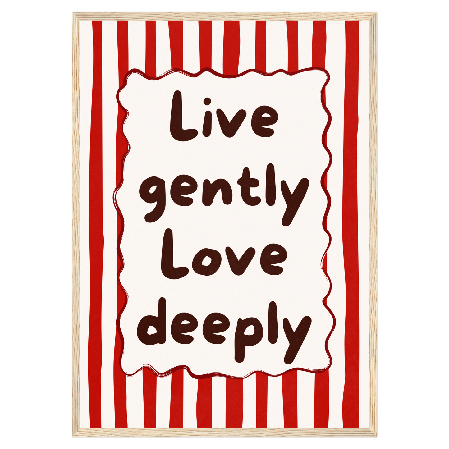 Live & Love Bleue Vague Flow Print Material